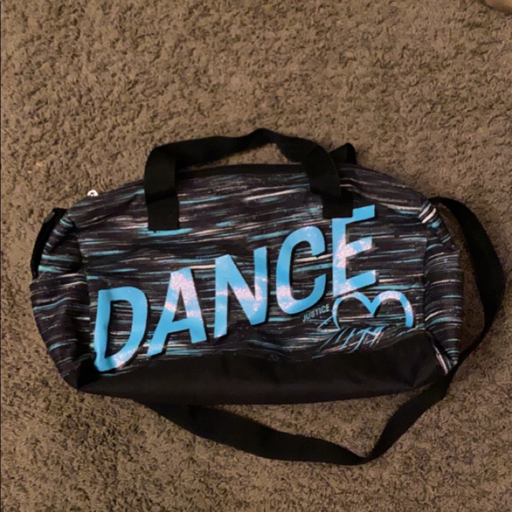 Black, Blue and Grey dance bag